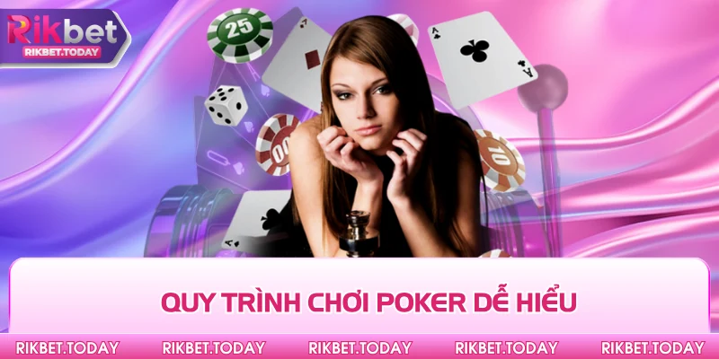 Quy trình chơi Poker dễ hiểu